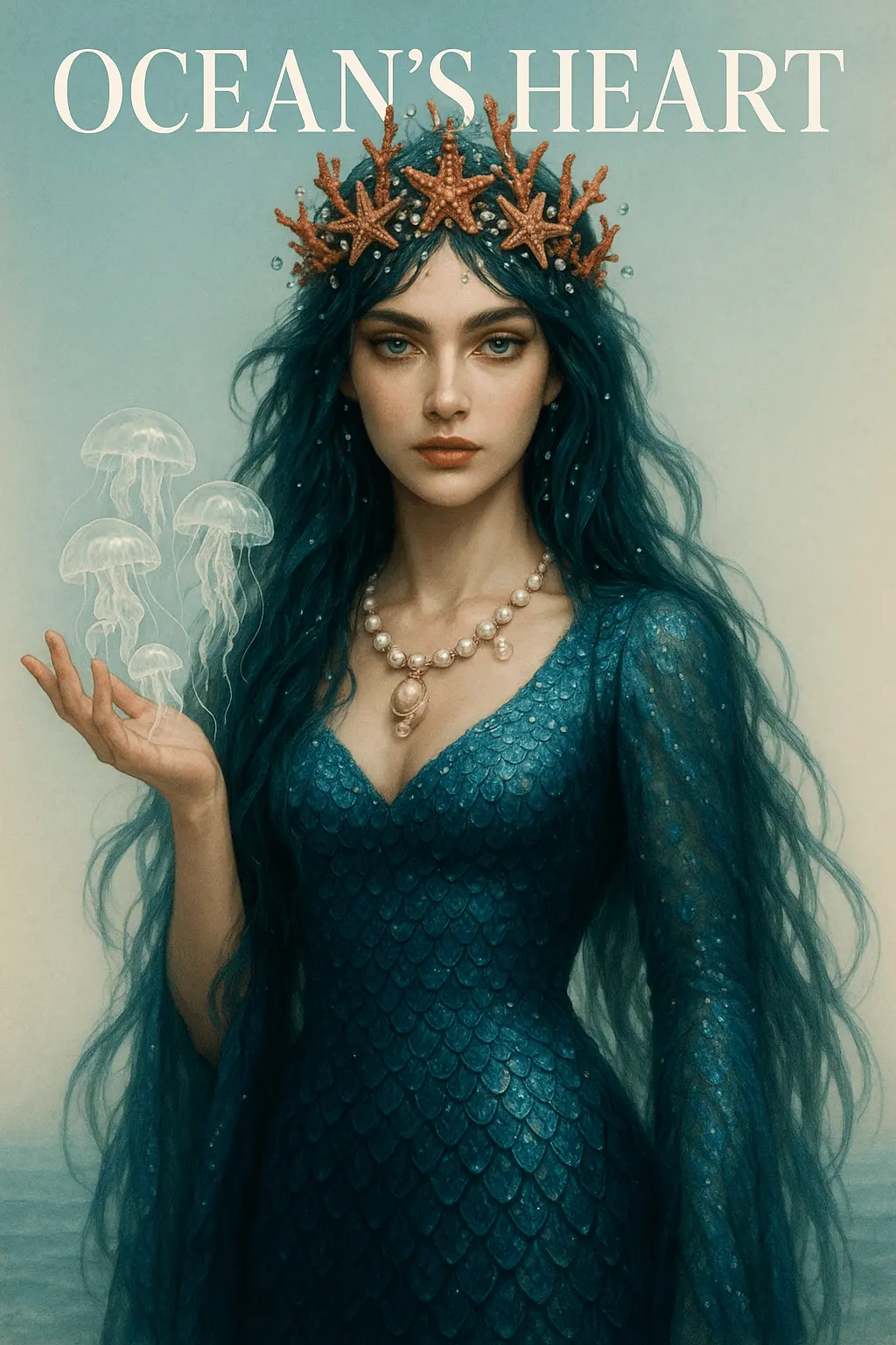 Ocean mermaid woman